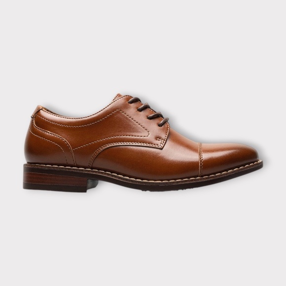 Juniors Florsheim Rucci Cap Toe Oxford in Cognac. 16687 221 - Picture 1 of 6